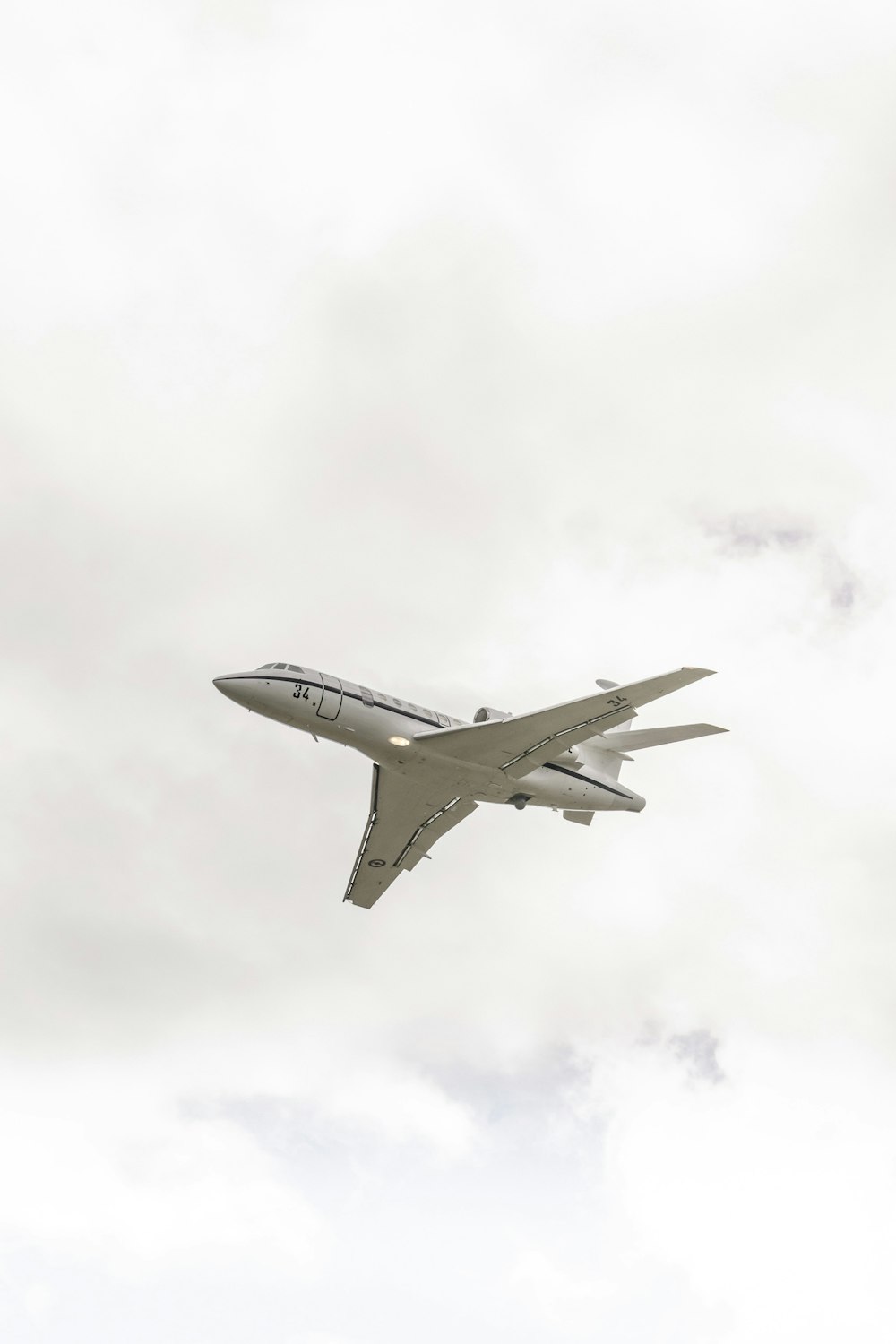 white airplane flying in the sky during daytime