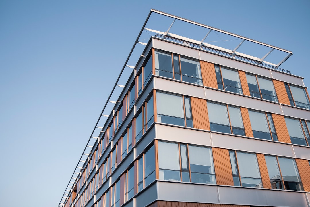 brown and white concrete building