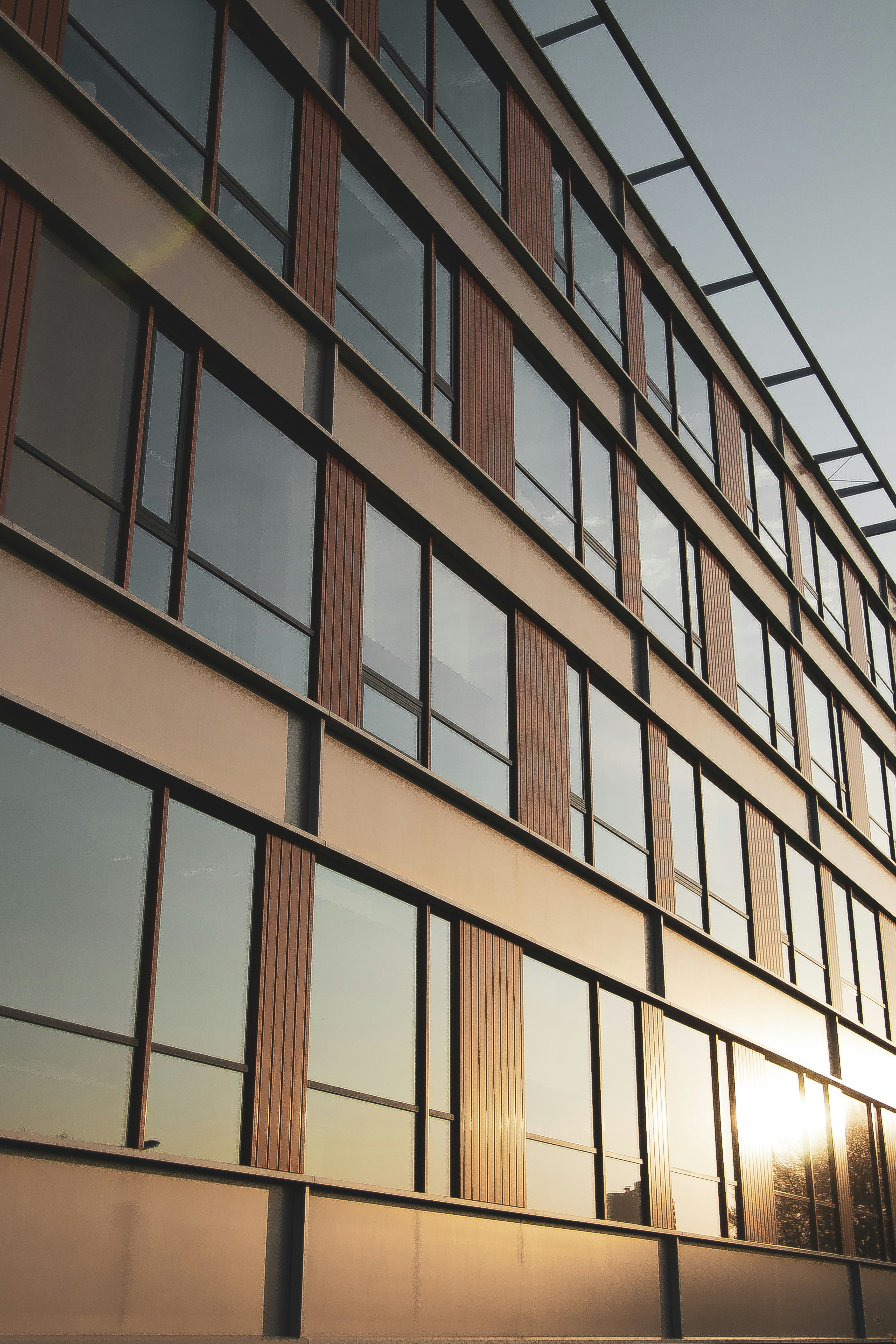 brown and white concrete building