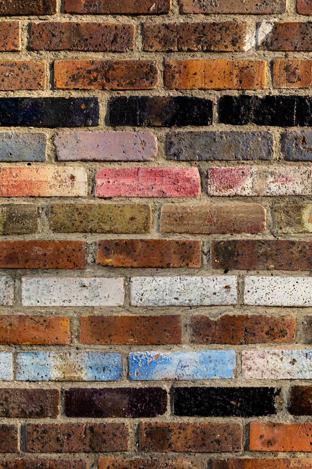 brown and gray brick wall