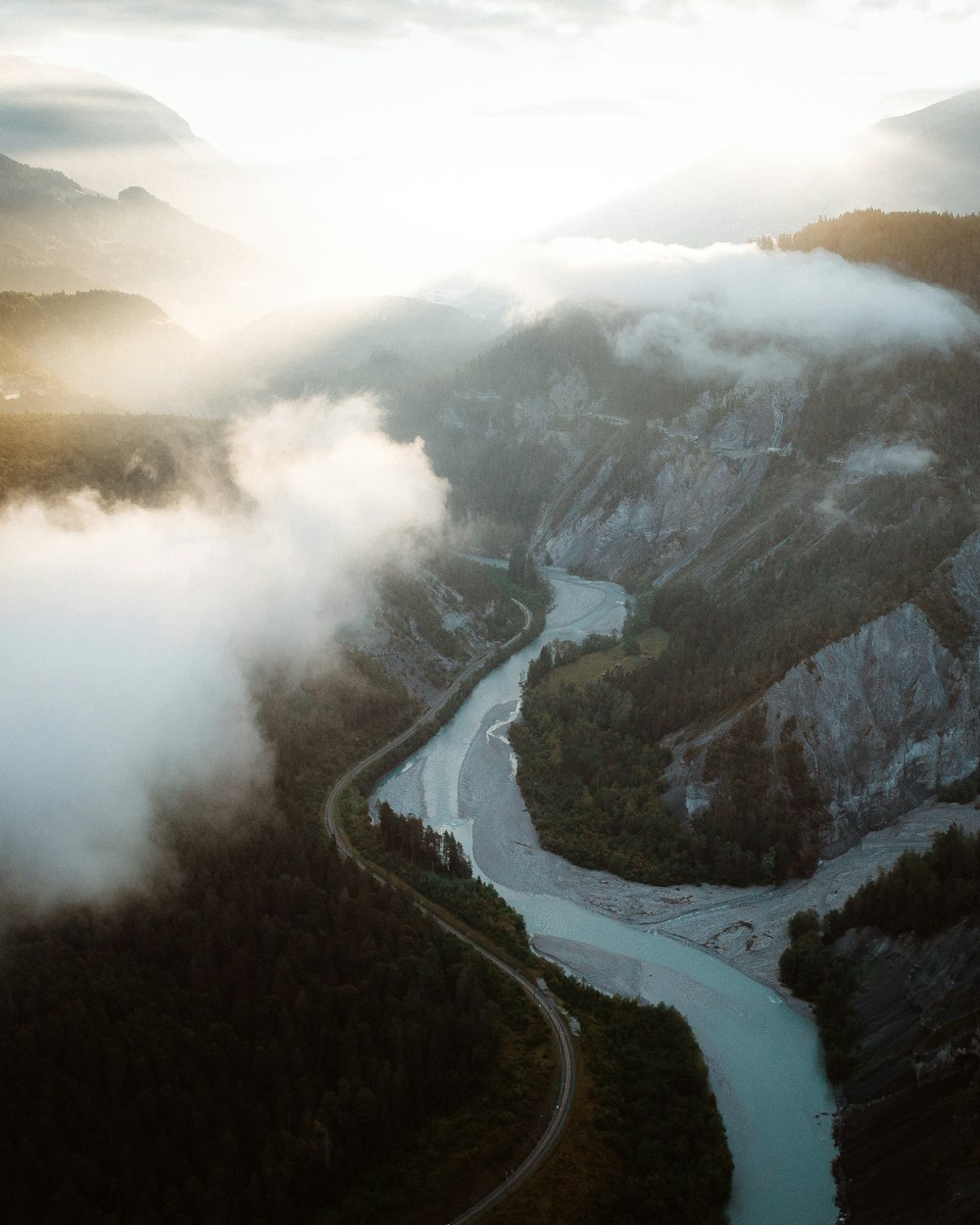 aerial view of green trees and mountains during daytime