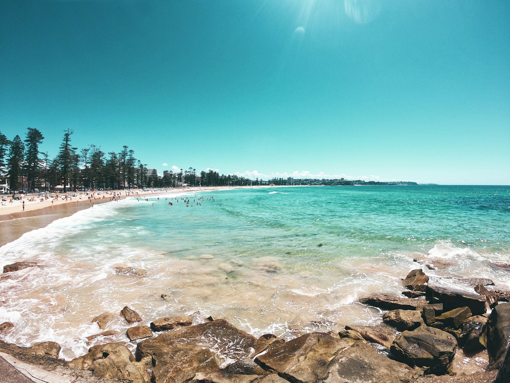 Manly Beach surfing