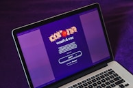 A helper installing antivirus software on a laptop.