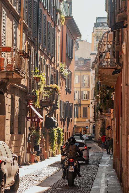 white and brown concrete buildings during daytime in Milan Italy