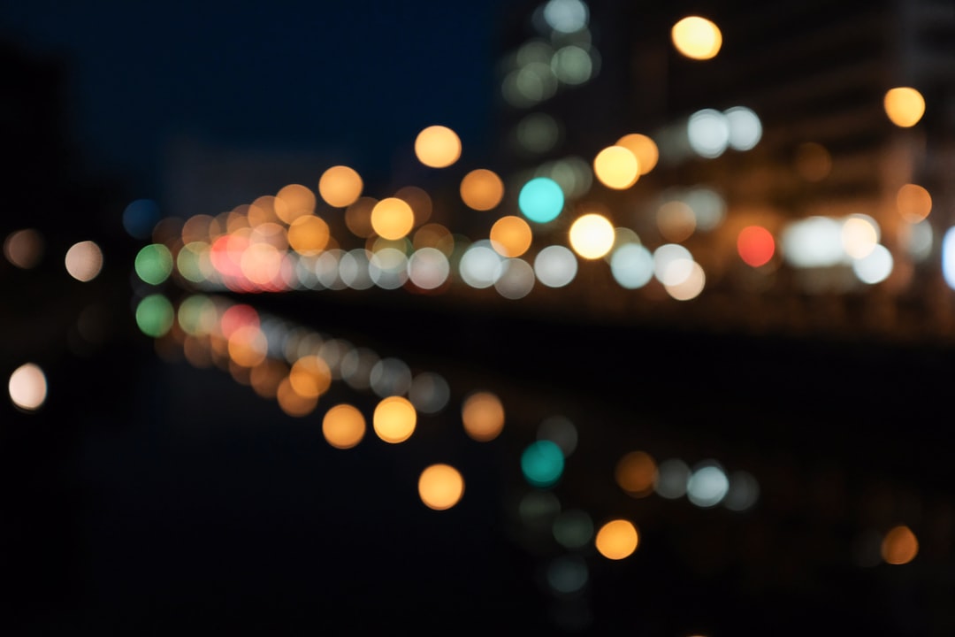 bokeh photography of lights during night time