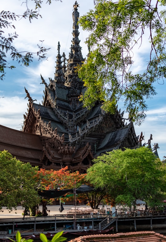 brown temple under blue sky during daytime