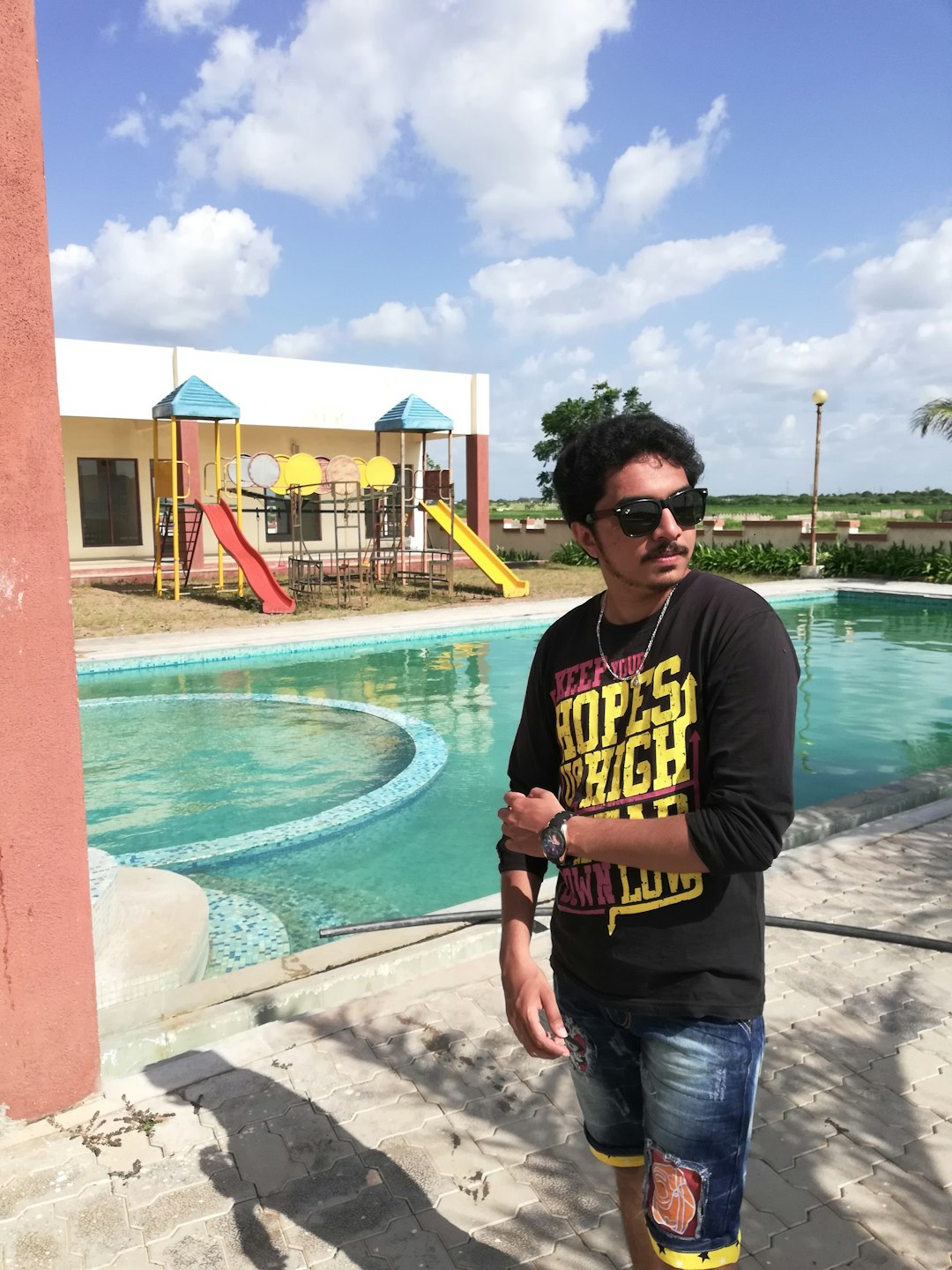 travelers stories about Swimming pool in Rajkot, India