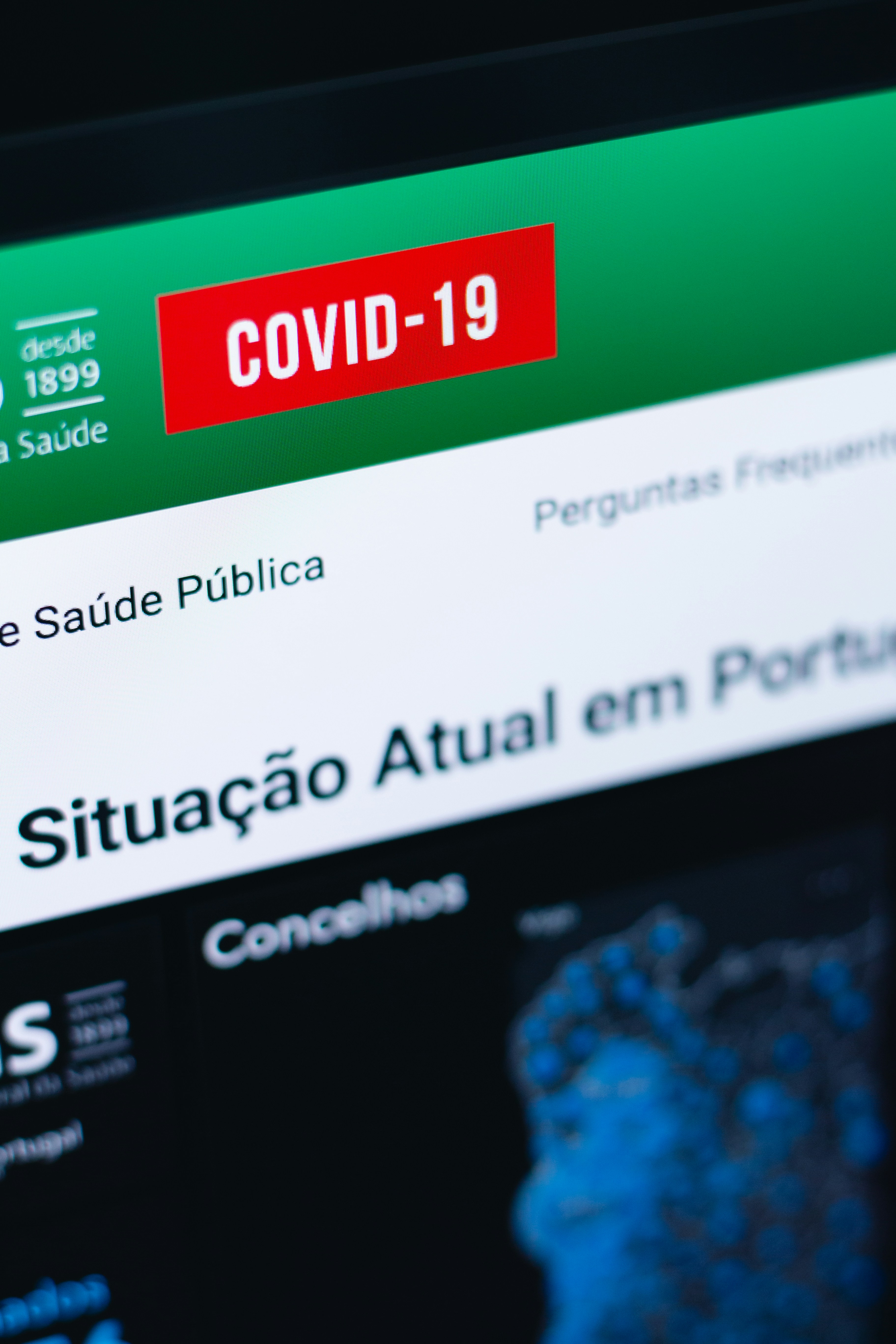Coronavírus em Portugal (9.04.2020) Fonte: www.covid19.min-saude.pt