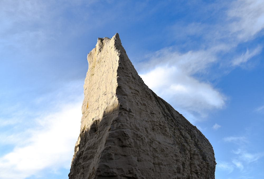 gray rock formation under blue sky during daytime