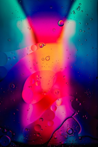 purple and blue abstract painting