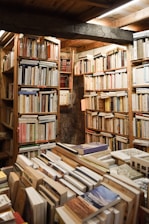 Warm beige-toned cozy room with books and soft lighting symbolizing knowledge and comfort.