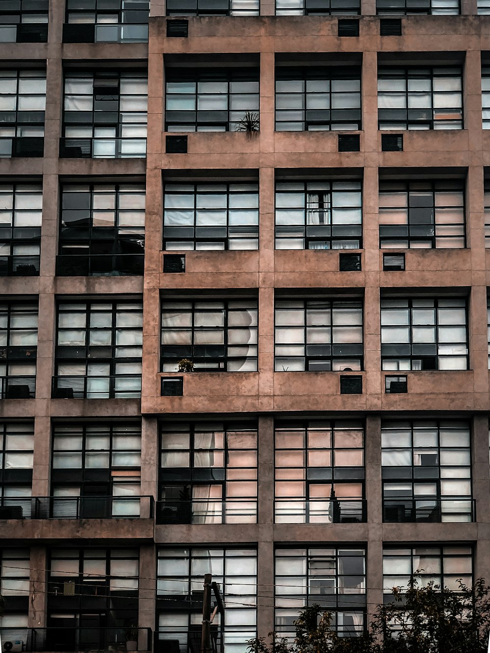 brown and white wooden windows