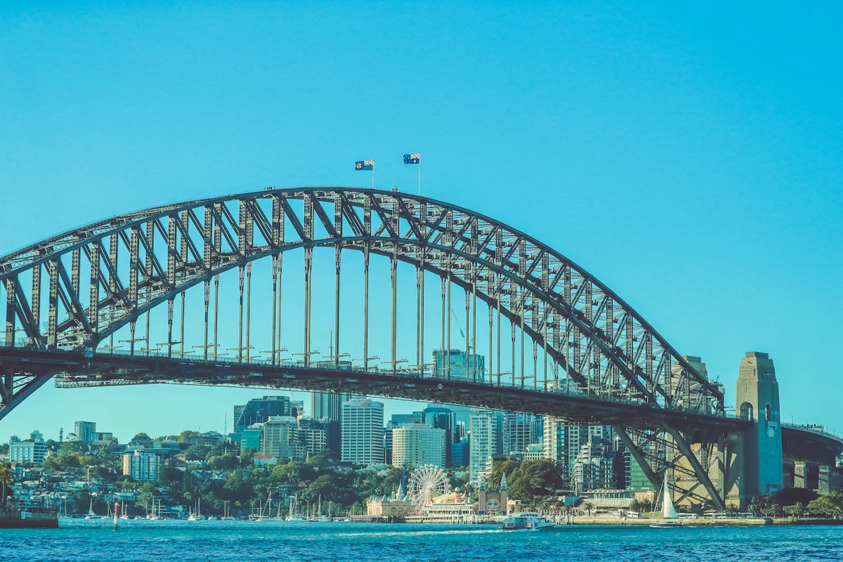 Sydney Harbour Bridge seen from The Rocks
