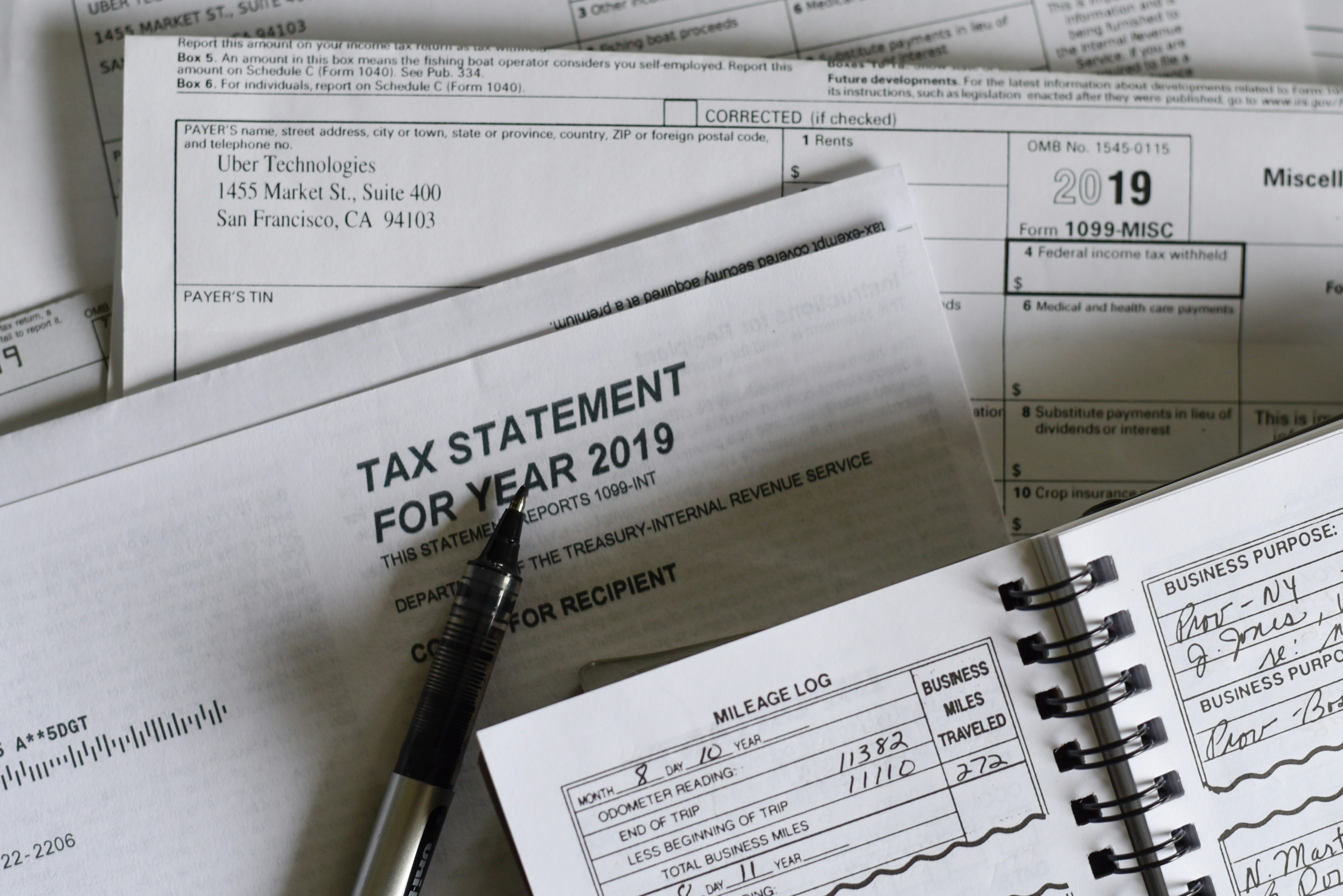 Taxes for personal and business accounts