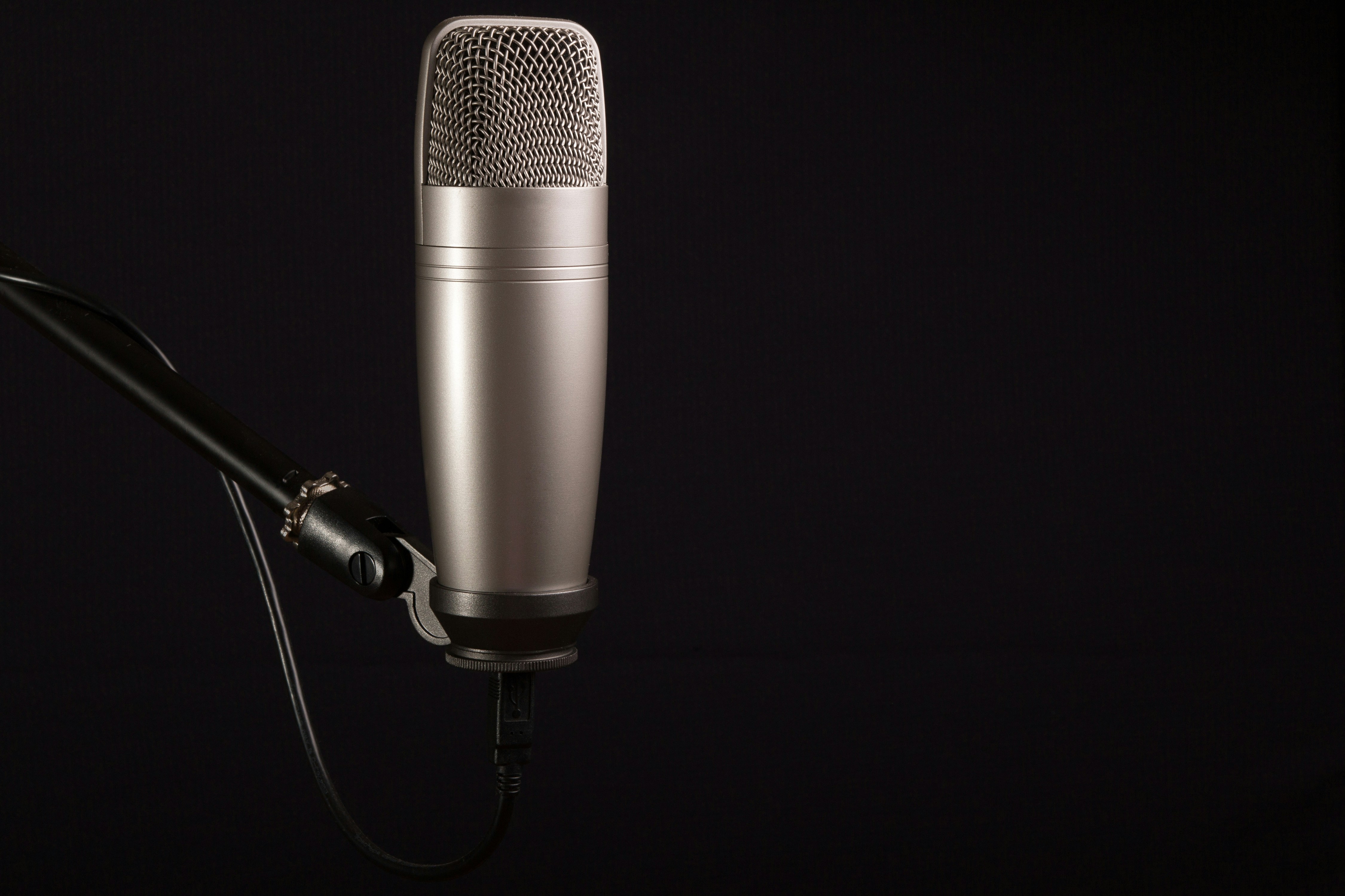 Microfone condensador profissional