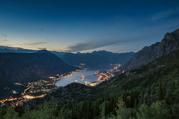 Green trees and mountains during daytime — Kotor, Montenegro