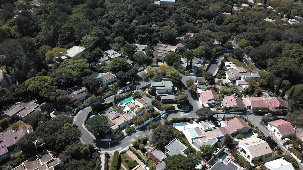 aerial view of city during daytime