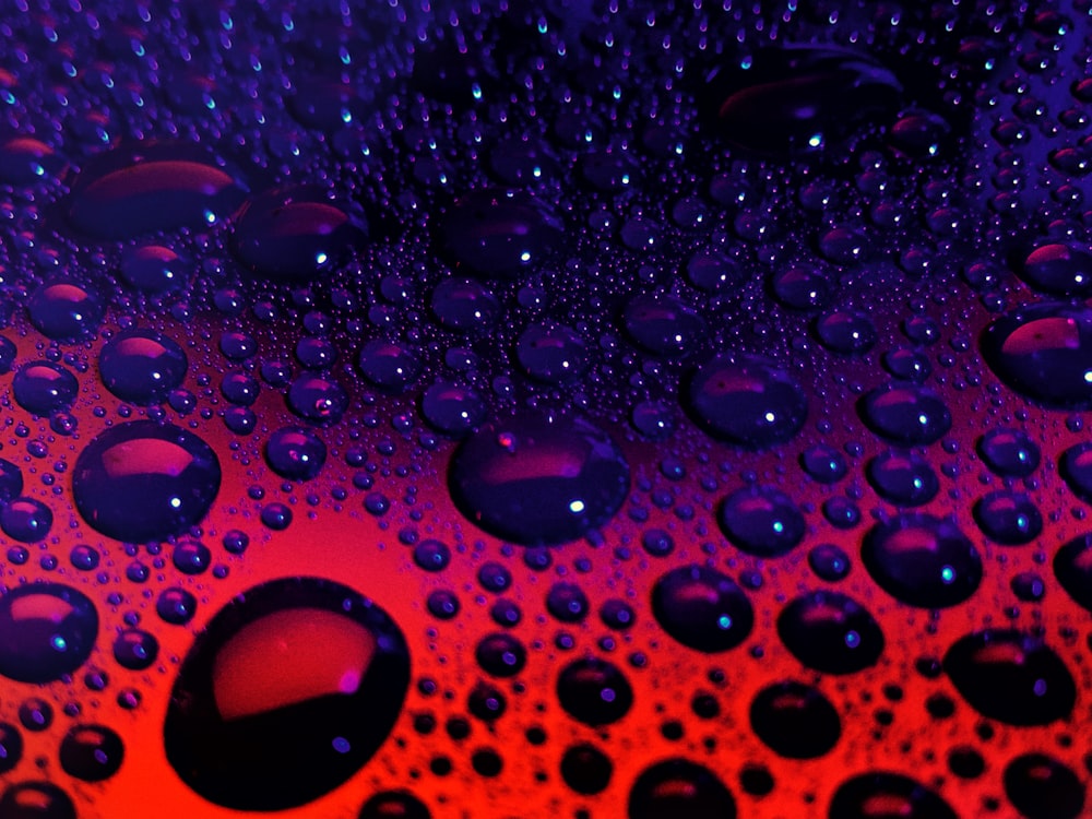 water droplets on clear glass