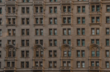 Facade of a historic building with classic architecture