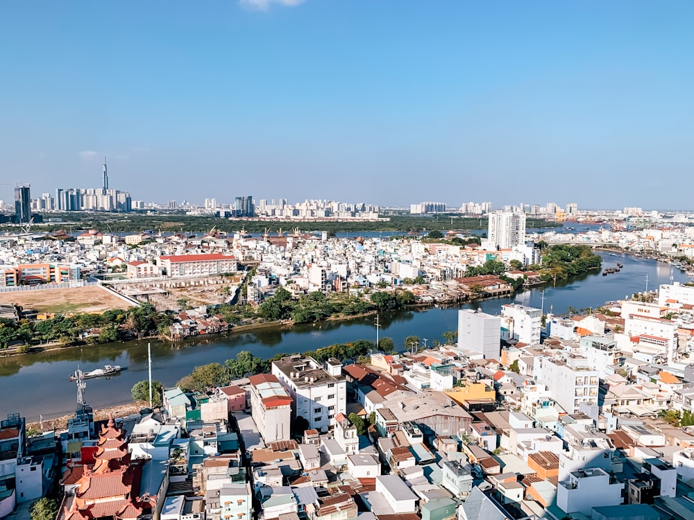 aerial view of city buildings during daytime