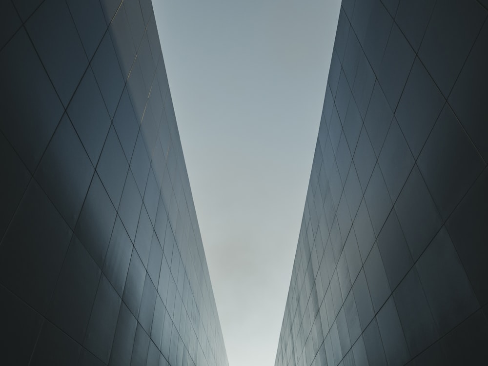 low angle photography of high rise building