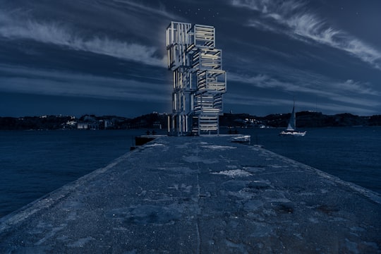 gray concrete building near body of water during daytime in Museu da Electricidade Portugal