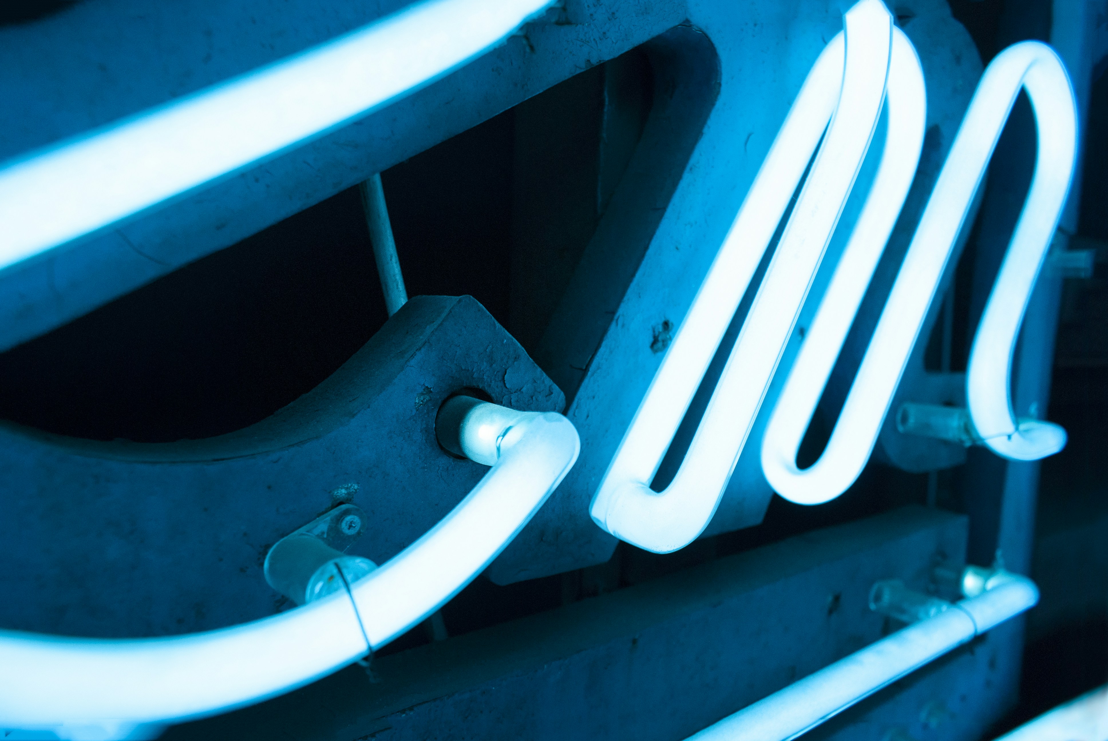 Neon energy technology display