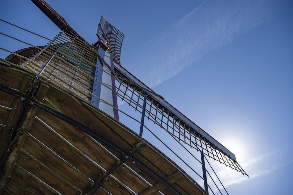 brown wooden roof under blue sky during daytime