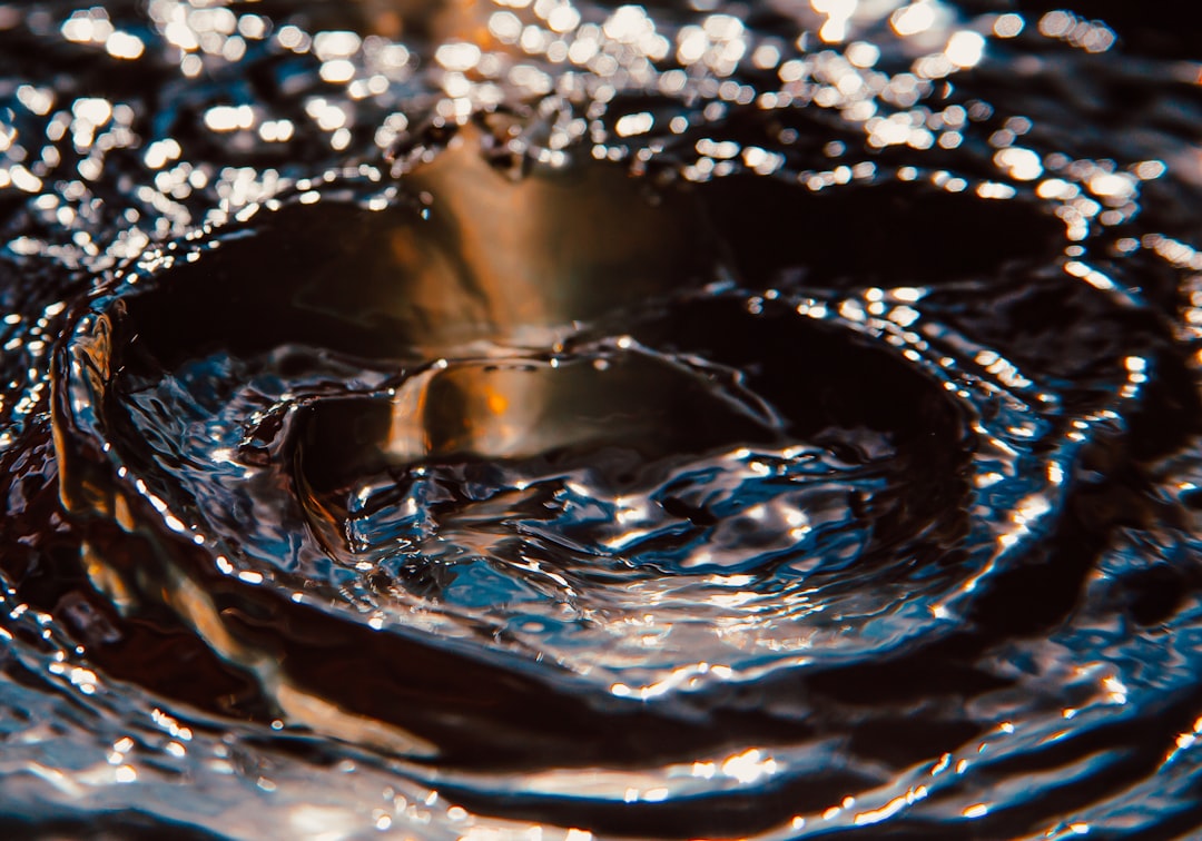 water droplets on clear glass