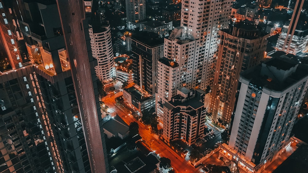 high rise buildings during daytime