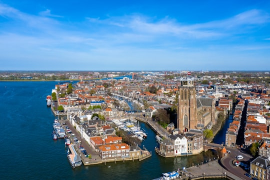 aerial view of city buildings during daytime in Dordrecht Netherlands