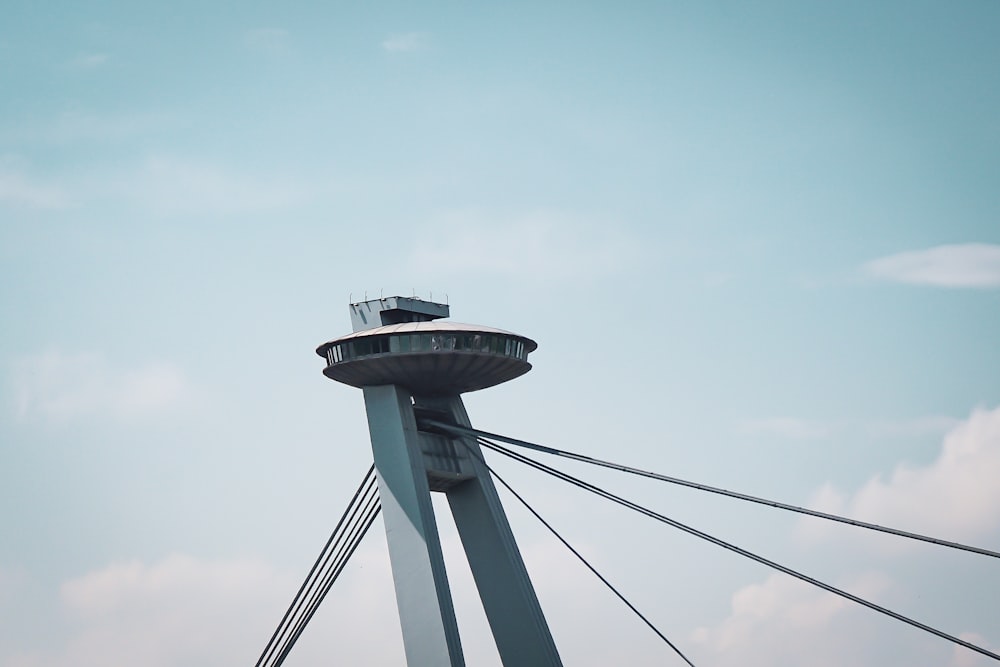 white metal tower under blue sky during daytime