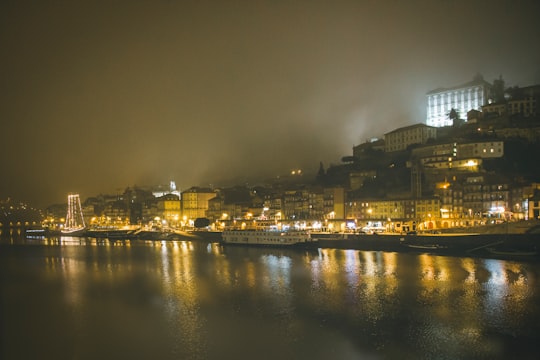 city skyline during night time in Garden of Morro Portugal