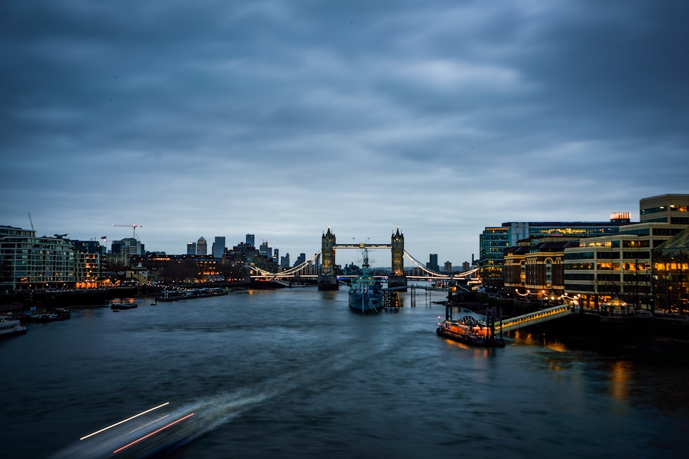 city skyline under gray cloudy sky during daytime