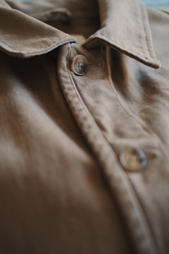 Close-up of a skylark shirt fabric showcasing soft texture and fine stitching.