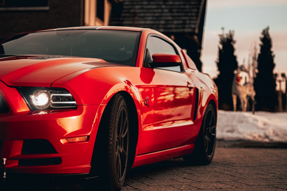 red bmw m 3 coupe