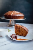 brown bread on white ceramic plate