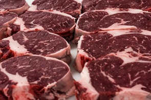 Freshly packaged beef cuts ready for sale.