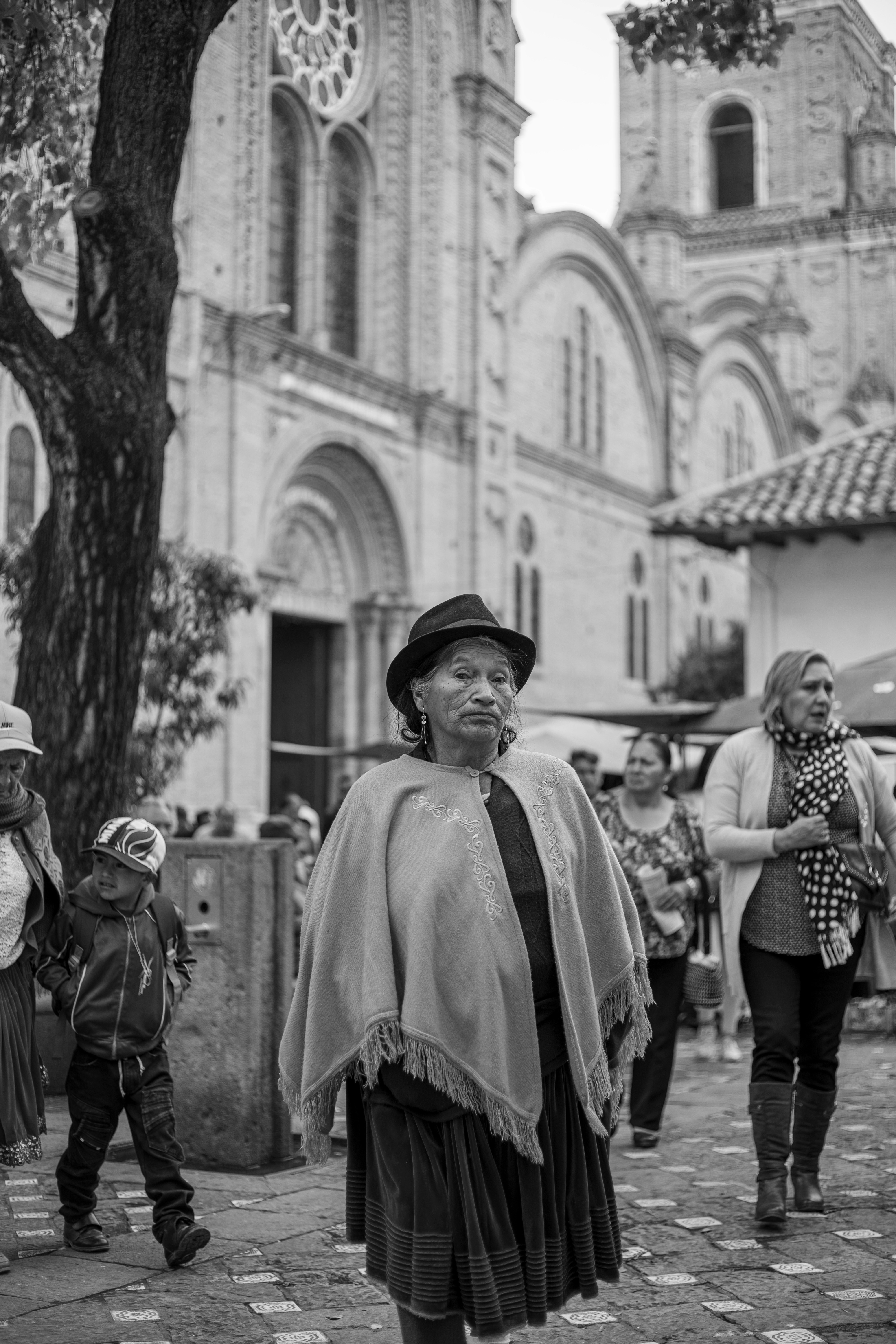 Gente en Cuenca, Ecuador