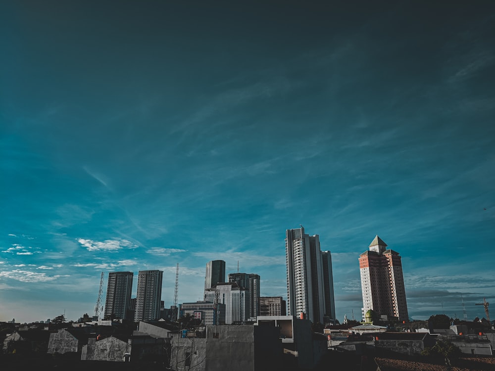 city skyline under blue sky during daytime