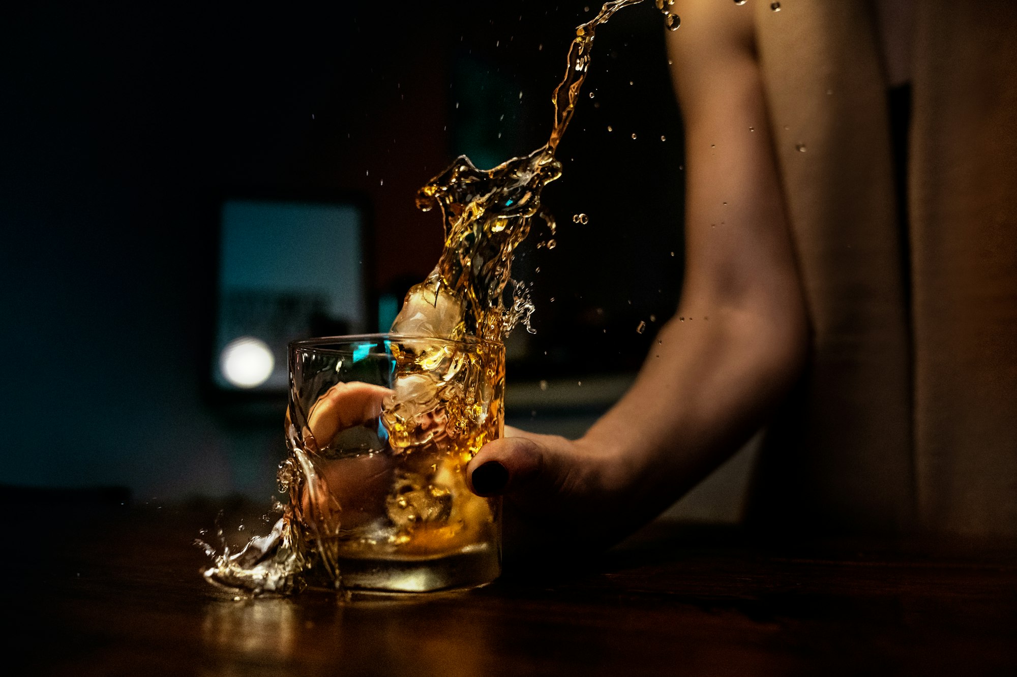 Drinking alcohol can lower your inhibitions and make you feel more relaxed.