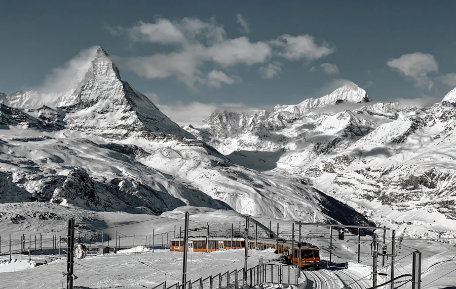 Skiing in Switzerland