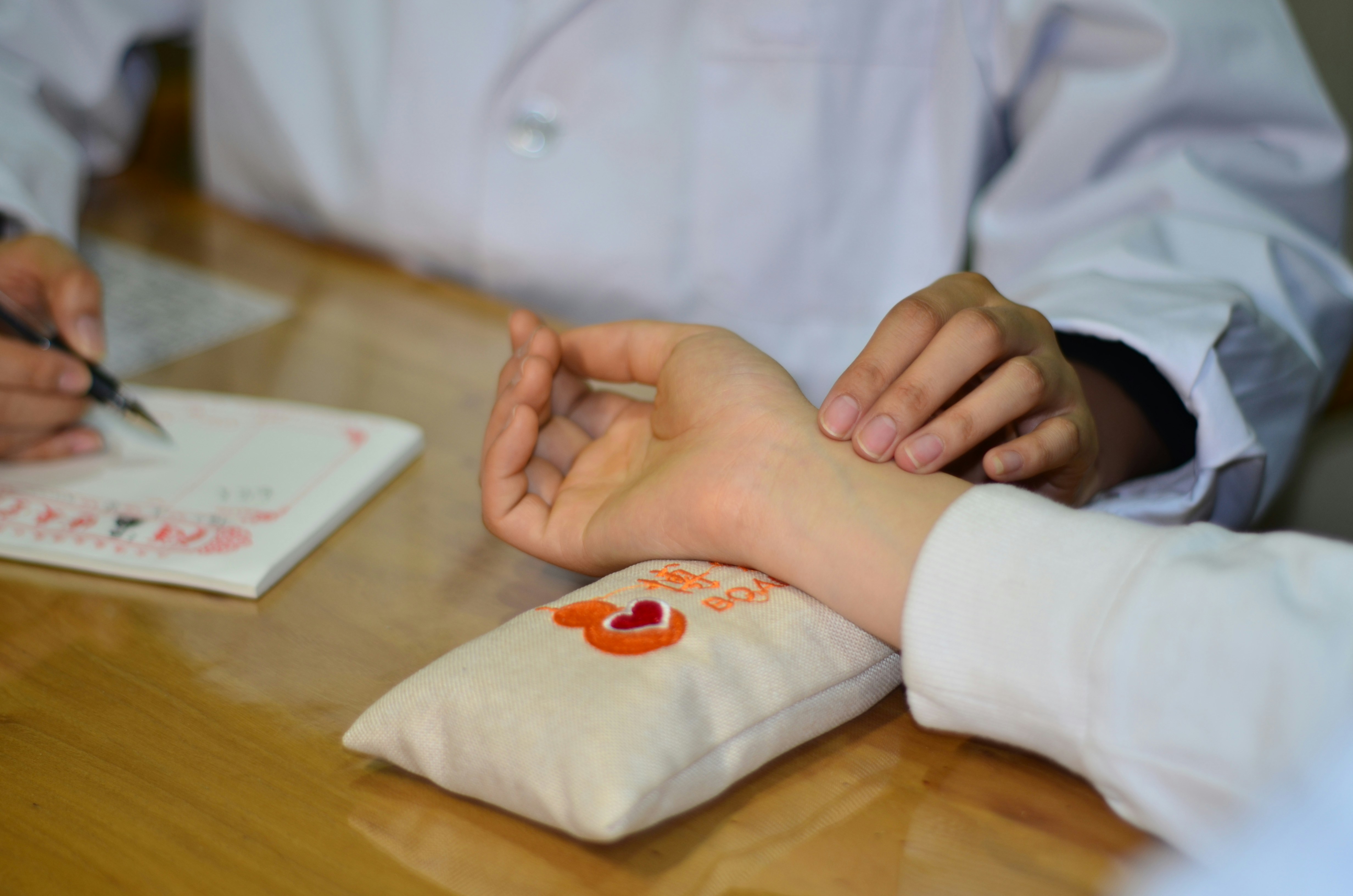 Blood donation hands