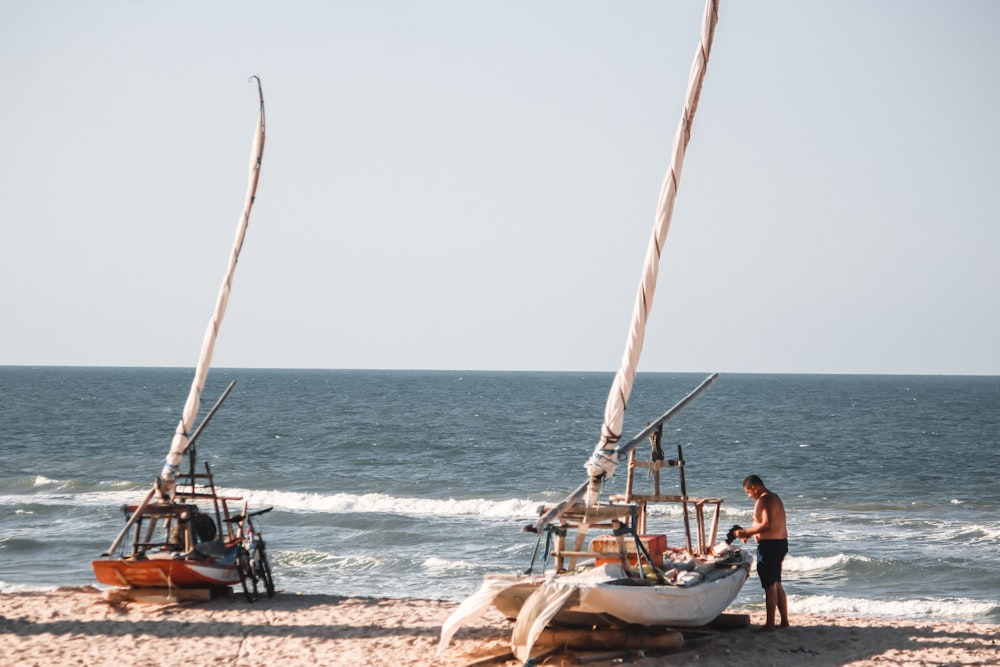 people on beach during daytime