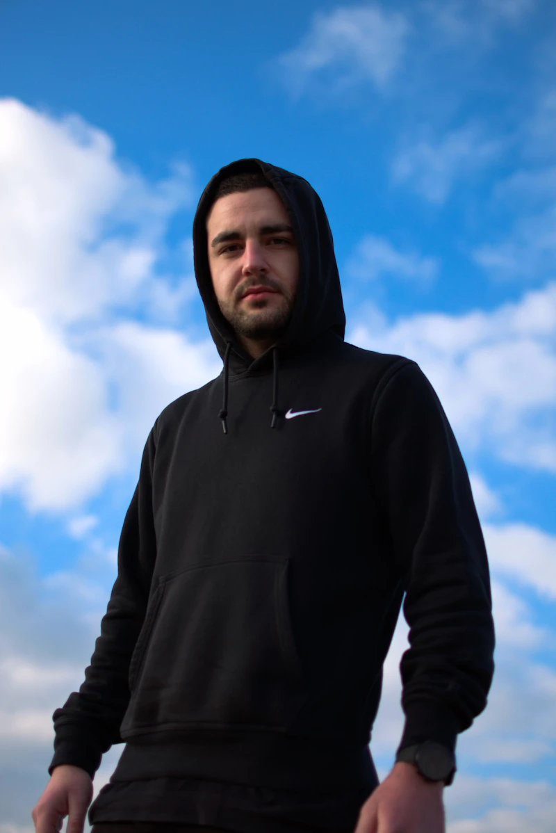 Nike Club Fleece Pullover Graphic Hoodie Dark Grey Heather