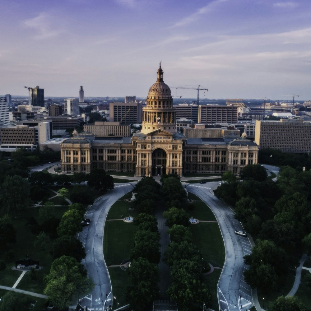 aerial view of brown concrete building during daytime