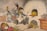 A satirical illustration features a figure in a military uniform, perhaps resembling Napoleon, using a long wooden paddle to place figurines into an oven labeled 'New French Oven for Imperial Gingerbread.' The scene is chaotic, with various items such as gold coins and crowns scattered on the floor. Another figure appears to be kneading dough in the background. The illustration contains inscriptions and labels that add political commentary, reflecting the geopolitical events of the time.