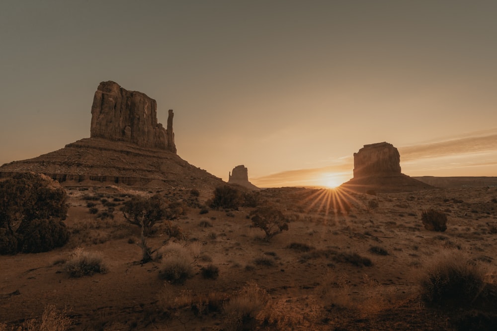 brown rock formation during daytime