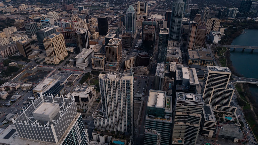 aerial view of city buildings during daytime