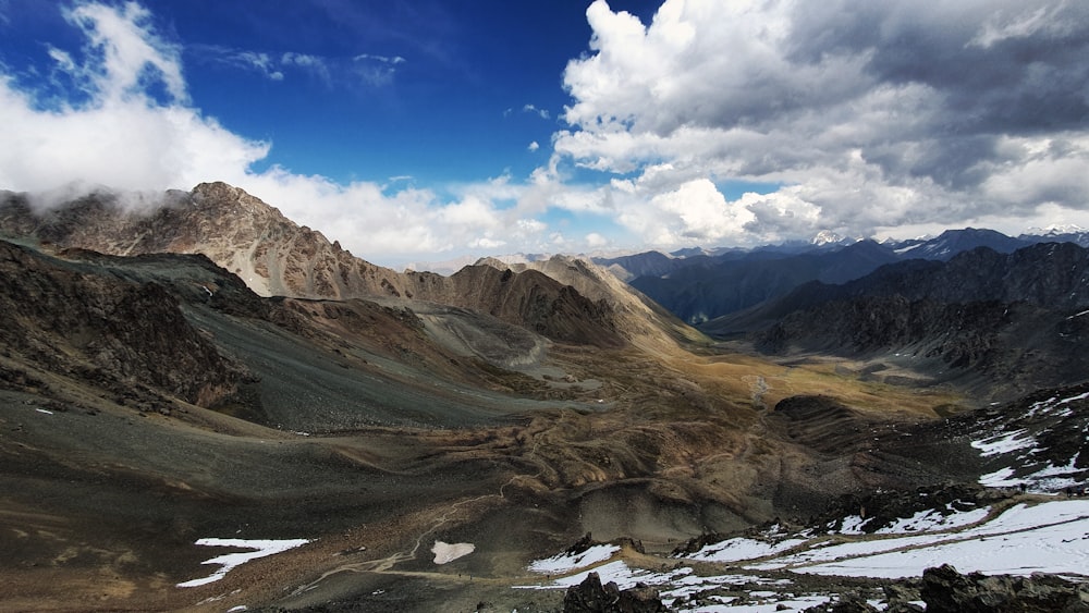 brown and gray mountains under blue sky during daytime